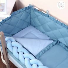 Постільний комплект Baby Veres Macaroon Blueberry (6 одиниць, 100% бавовна, 120х60 см)